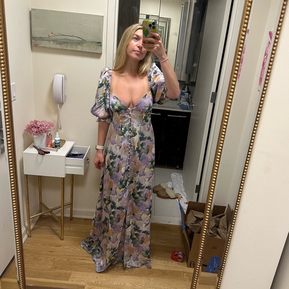 For Love & Lemons Megan Maxi Dress - Picture 7 of 7